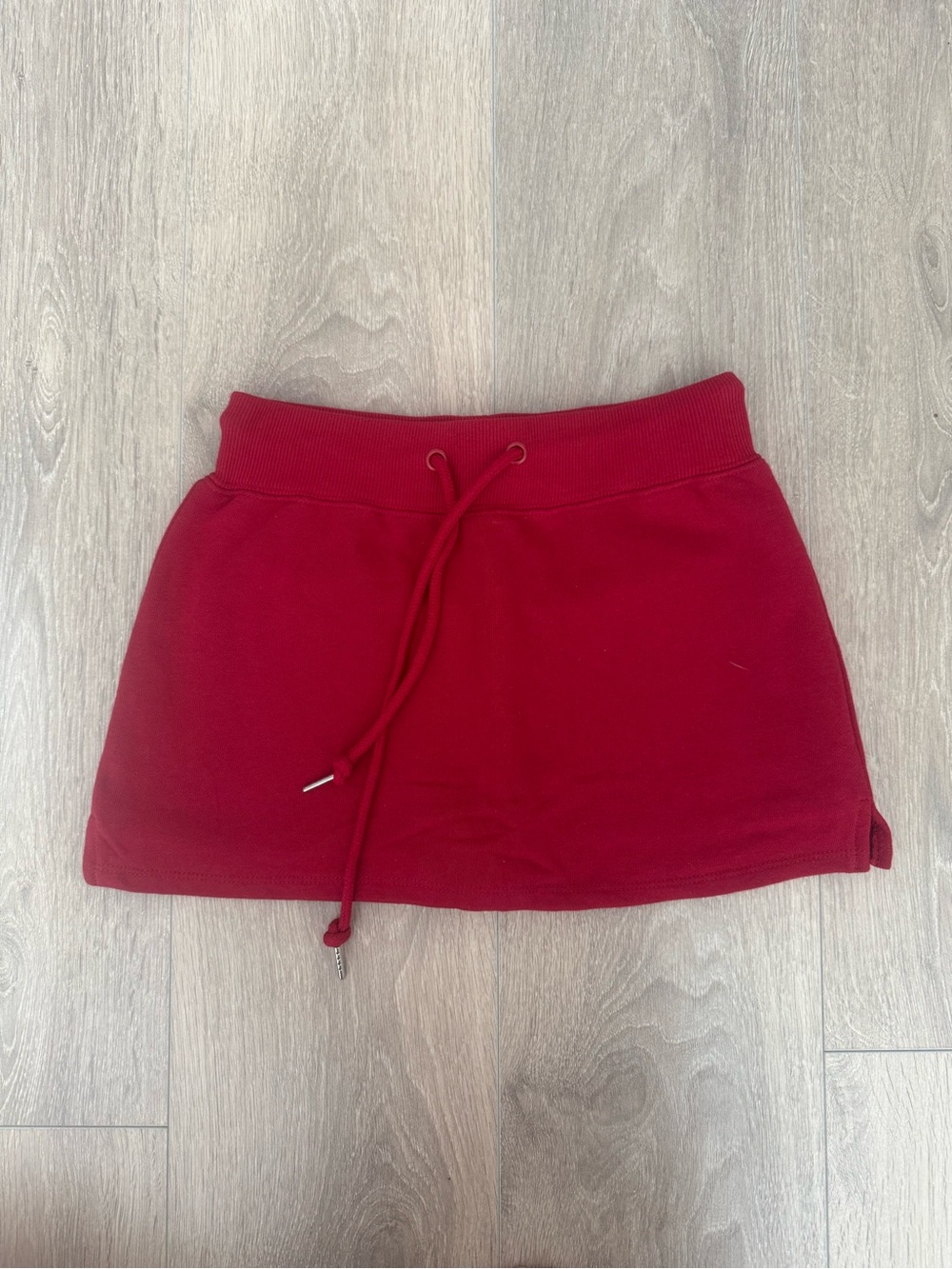 Forever 21 Red Drawstring Pullover Dress